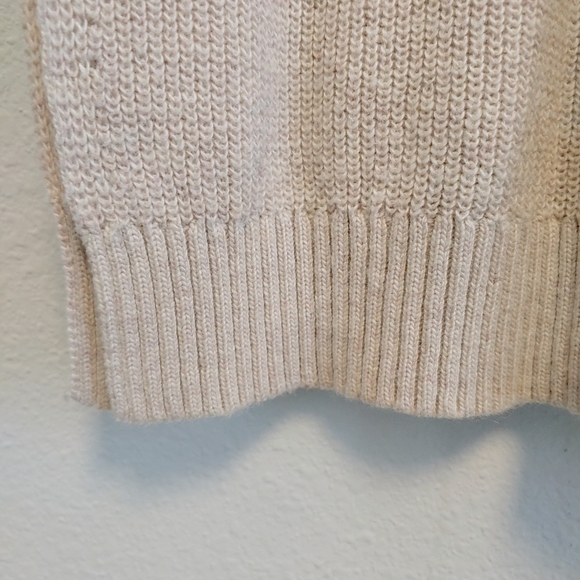 Moth Anthropologie Round Neck Long Sleeves Tunic Sweater Sz L Minimalist Popover - Picture 2 of 12